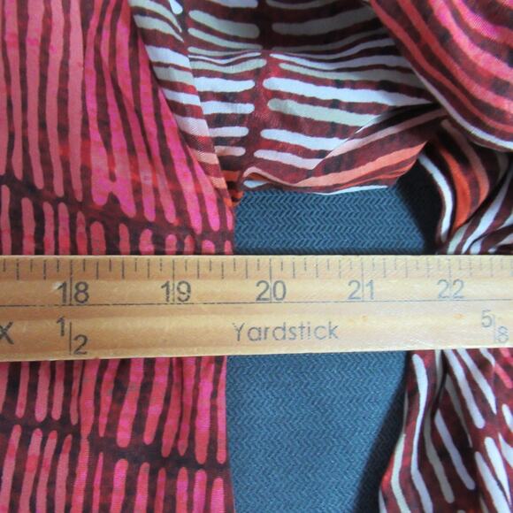 OZAI N KU Sunset Swing Maxi Dress Fuchsia Mix Alembika Womens S Lagenlook $298 - Picture 7 of 11